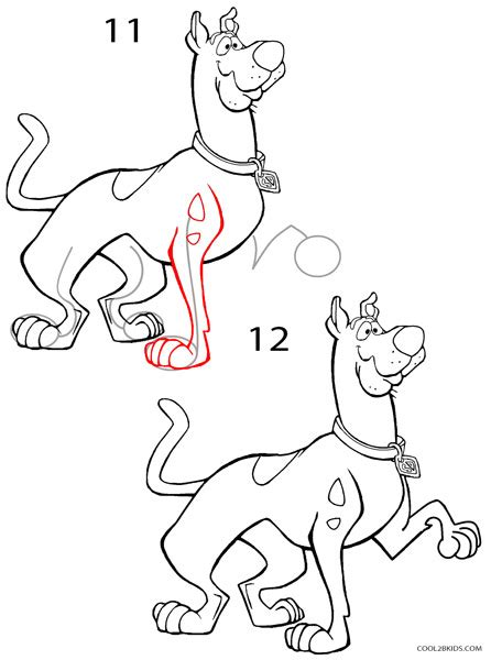 How To Draw Scooby Doo Step By Step Pictures