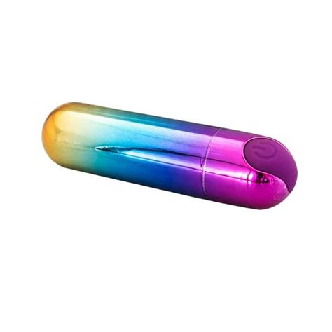 Rechargeable Bullet Vibrator Rainbow Sexpenditure