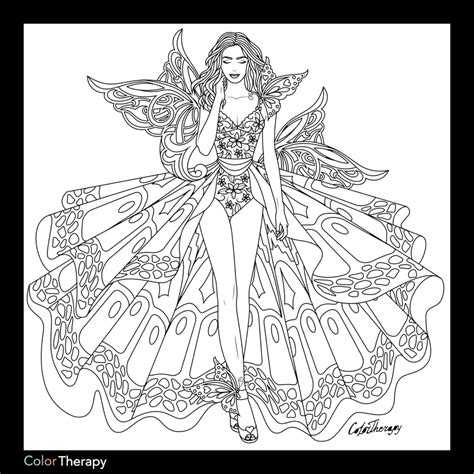 Pin On Fashion Coloring Pages For Adults