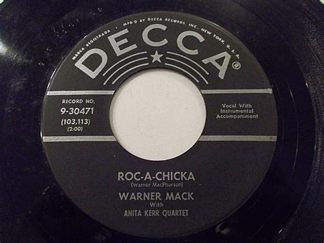 Warner Mack Roc A Chicka Since I Lost You 45 1957 Decca Vinyl Record Ebay