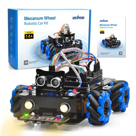 Buy OSOYOO Omni Directional Mecanum Wheels Robot Car Kit For Arduino