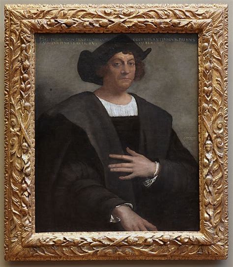 Galocha Cultural Provável Retrato De Cristóvão Colombo Portrait Of A