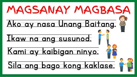 Magsanay Magbasa Ng Pangungusap Part 4 Palawakin Ang Kasanayan Sa