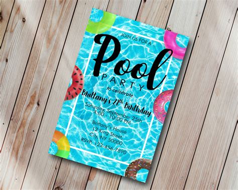 Pool Party Invitations For Adults Hot Sex Picture