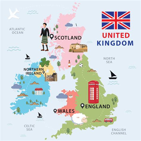 Map Of The United Kingdom Classical Finance