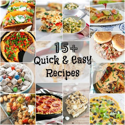 15 Quick And Easy Recipes 4 