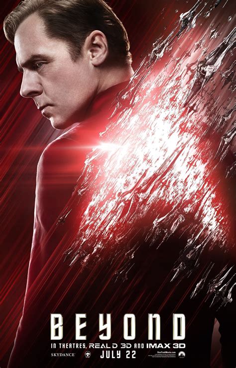 Star Trek Poster Scotty Simon Pegg Cinema Com Rapadura