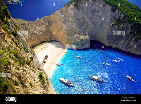 Navagio Beach Shipwreck Beach Zakynthos Island Greece The Most