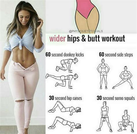 Wider Hips Workout For Wider Hips Hip Workout Small Waist Workout