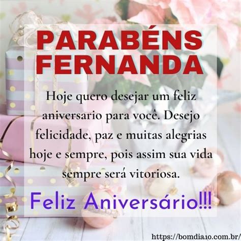 Parabens Fernanda E Feliz Aniversario Bom Dia 10