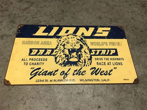 Lions Drag Strip Sign For Sale In Crown Point In Offerup