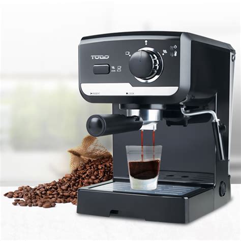 New Black Italian Espresso Coffee Machine Todocoffee Machines Ebay