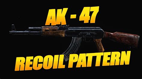 Ak 47 Recoil Pattern Call Of Duty Modern Warfare Youtube