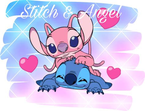stitch angel - Sticker by jek05202008 png image