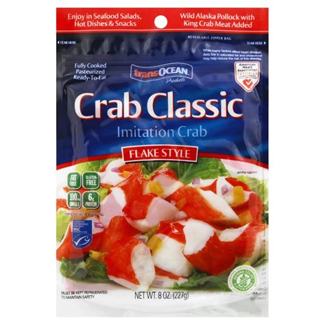 Trans Ocean Crab Classic Imitation Crab Flake Style Shop Shrimp