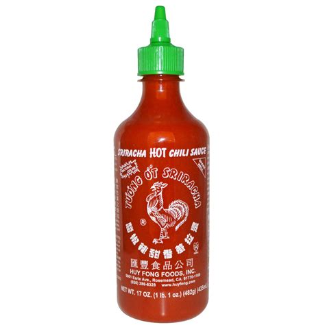 Huy Fong Sriracha Chilli Sauce 17ozx12cs Wt146lb Gl International