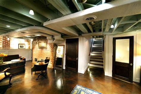 Loft Style Basement Other Houzz Exposed Basement Ceiling