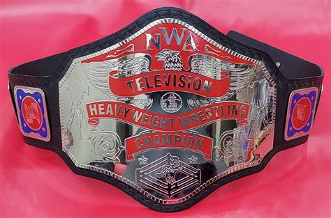 New Nwa Television Heavyweight Wrestling Championship Belt Etsy