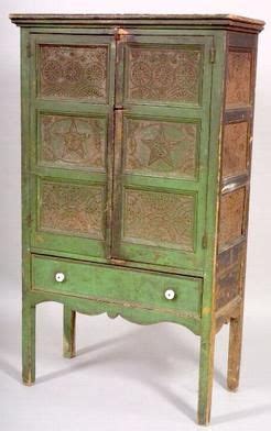 Light wood with wire cage. antique painted pie safe for sale | Pie Safe; Green Paint ...