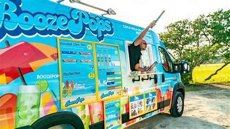 Find food trucks near me. BoozePops Menu | Popsicle Menu | Ice Cream Truck Near Me