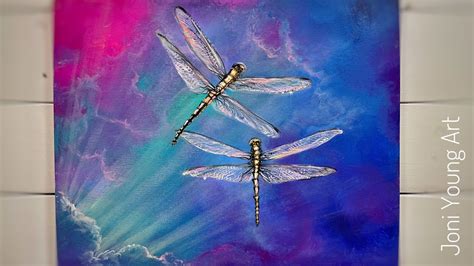 How To Paint Dragonflies Youtube