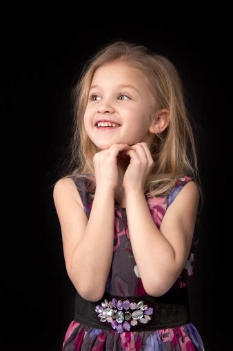 Six Year Old Blonde Girl Stock Photo Download Image Now Beautiful