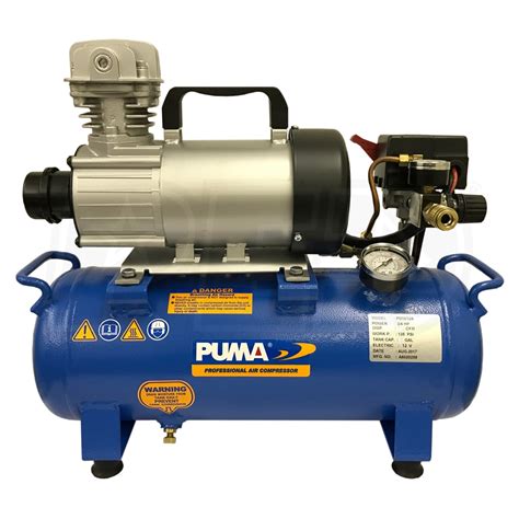 Puma Pd1012a 34 Hp 3 Gallon 12 Volt Continuous Duty Dc Air Compressor