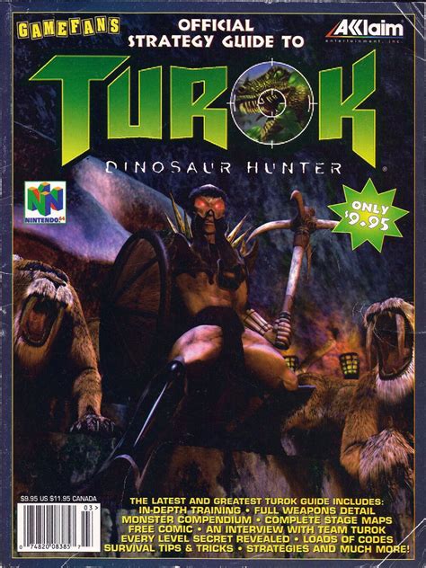 Turok Dinosaur Hunter Gamefans Prices Strategy Guide Compare Loose