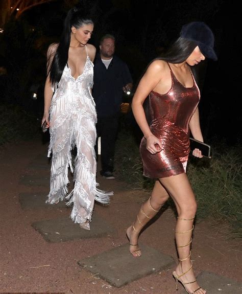 Kim Kardashian Braless Suffers Wardrobe Malfunction In Sheer Top Dress