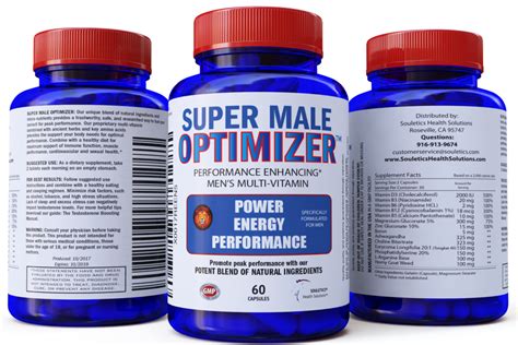 Men have unique nutritional needs that must be taken into account to optimize health. Mens multivitamin for mens health & natural energy ...
