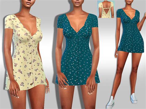 Sims Casual Dress Cc To Download All Free Fandomspot Parkerspot