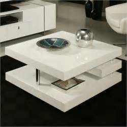 White High Gloss Coffee Table With Storage Ideas