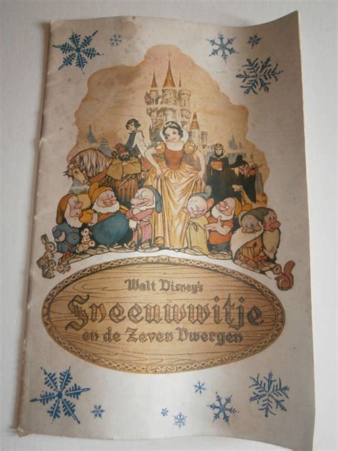 Disney Sneeuwwitje En De Zeven Dwergen Origineel Boekje