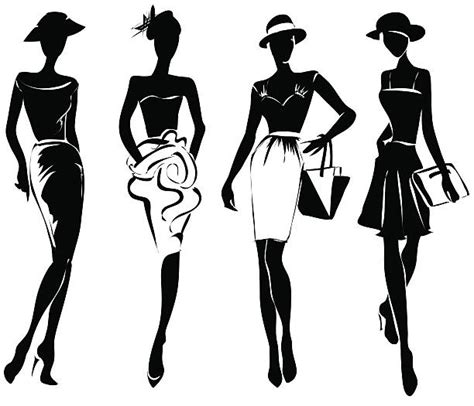 Royalty Free Fashion Show Clip Art Vector Images