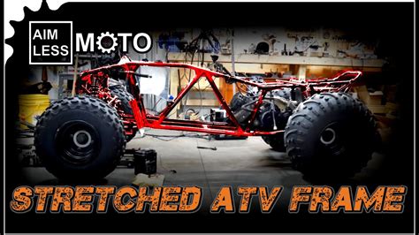 Frame Stretch And Fab Work Quadrunner Sxs Atv To Buggy Build Part