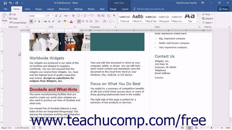 Word 2016 Tutorial The Format Painter Microsoft Training Youtube