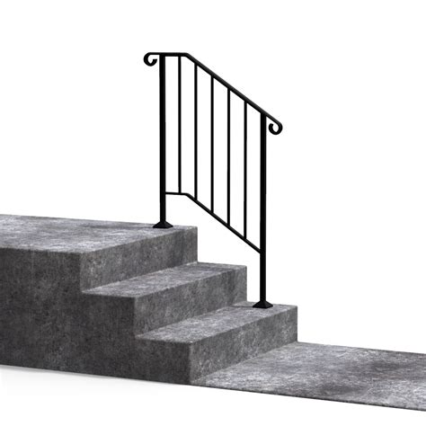Wrought Iron Handrails For Stairs Stand Alone Handrails Diy Handrails
