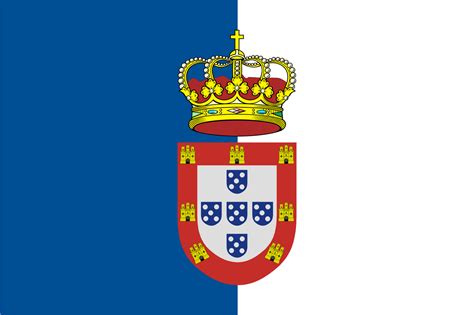 Bandeira Portuguesa Da Monarquia Símbolos De Portugal Bandeira E
