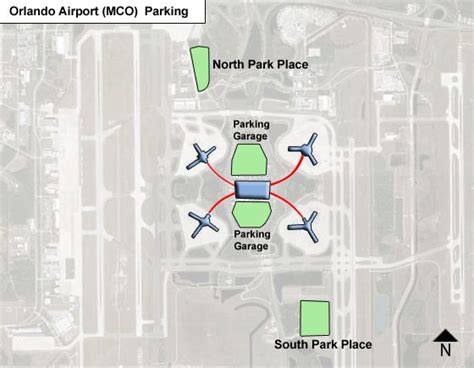 Orlando Airport Parking Map