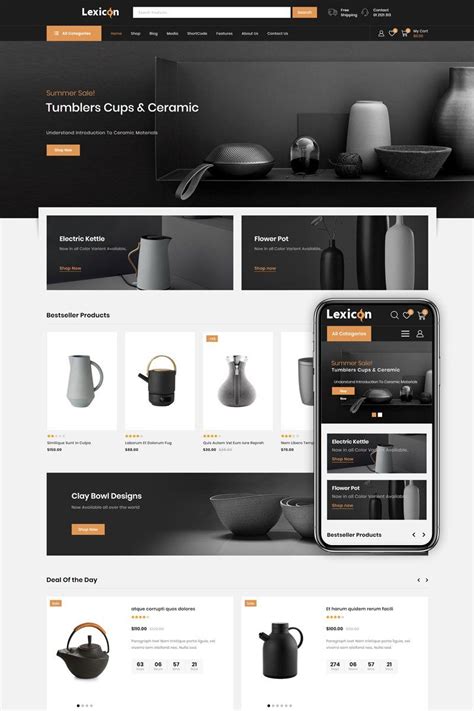 Lexicon Art And Gallery Shop Woocommerce Theme Minimal Web Design