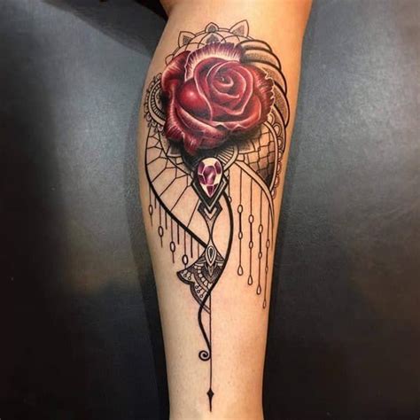 135 Beautiful Rose Tattoo Designs For Women And Men Lace Rose Tattoos