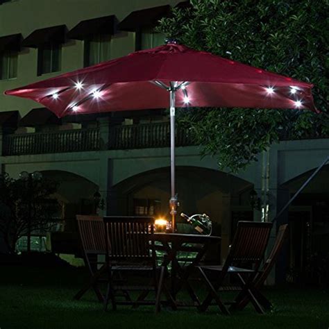 5 Best Patio Umbrellas With Solar Powered By Led Lights