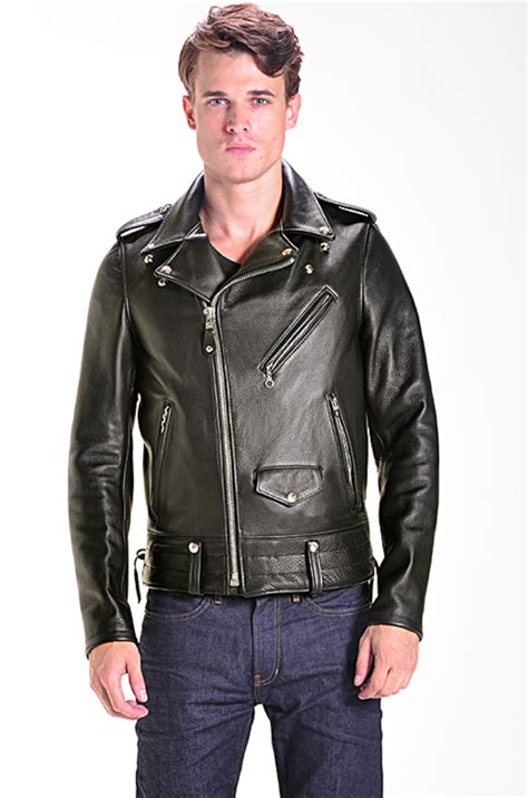 Куртка schott oversized puffer jacket nebraska red. Police Motorcycle Jacket - Schott NYC