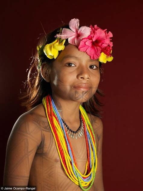 Embera Tribe Girl Human Art Indigenous Tribes Indigenous People Of