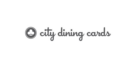 City Dining Cards On Behance
