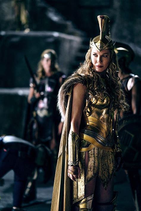 connie nielsen as queen hippolyta in a new official still from justice league 2017 wonder