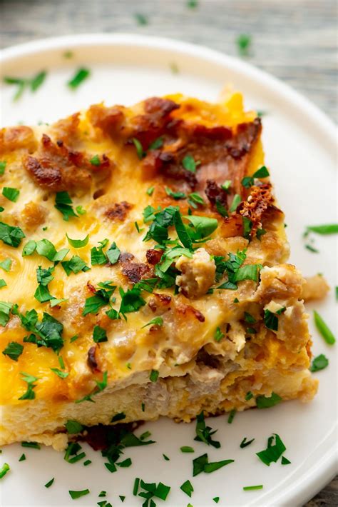 Overnight Sausage Egg Casserole Is Any Easy And Delicious