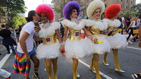 Hundreds Of Thousands Gather For Brazil Gay Parade One Of The Worlds