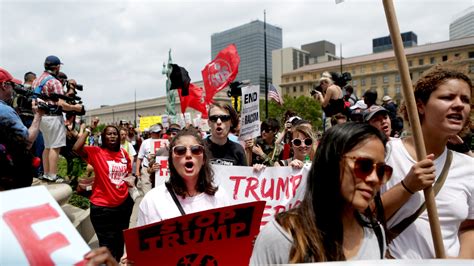 Photographs From Tuesday At The Republican National Convention Anti