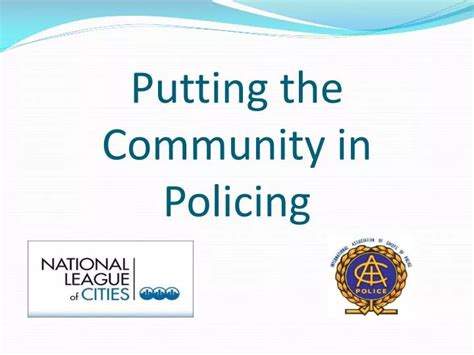 Ppt Putting The Community In Policing Powerpoint Presentation Free